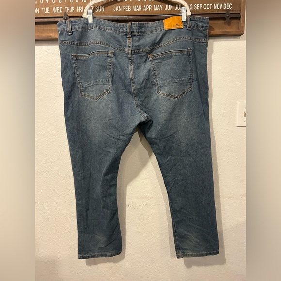 Smith Mills Jeans Mens 46 Blue Denim Cotton Blend Low Rise Five Pocket (1341) - Picture 2 of 8